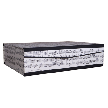 Large notebook box music box from Papeterie Schreibweise handmade in our factory